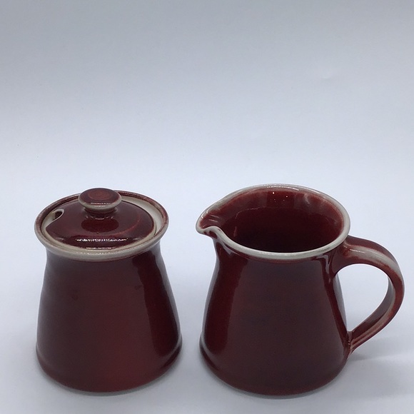 Studio Art Potty Creamer And Lidded Sugar - Picture 1 of 8